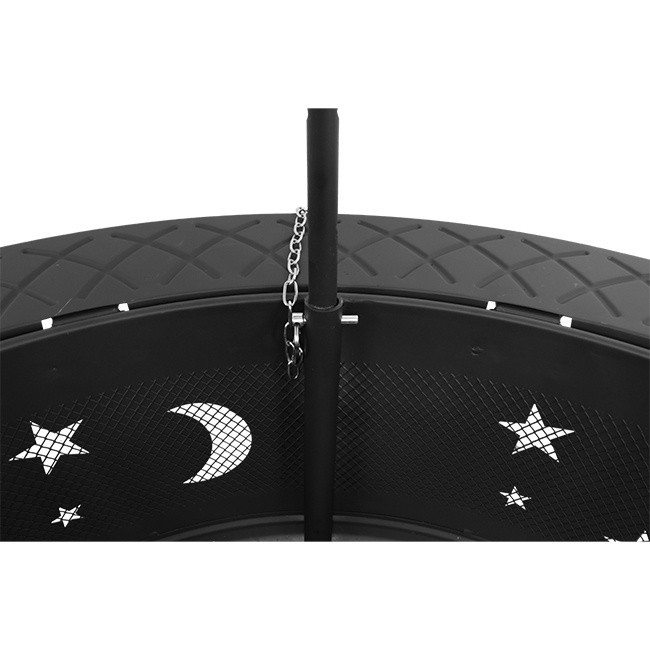 Star And Moon Round Fire Pit price